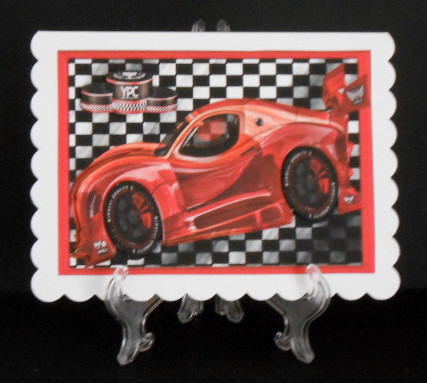 Lovely Red Dream Machine  by Joan Prince
