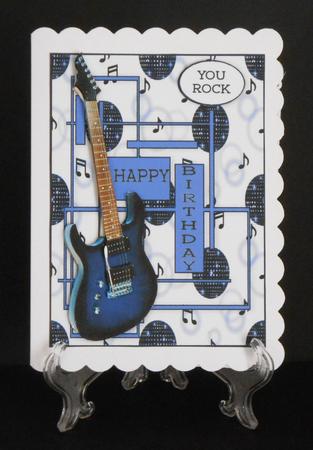 You Rock Blue Guitar by Joan Prince