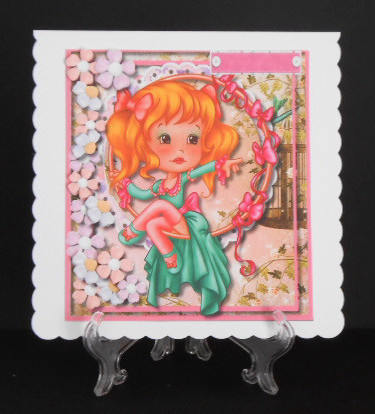 Girl on a Golden Hoop  by Joan Prince
