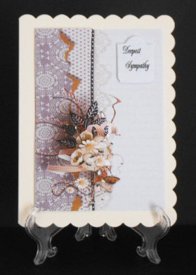 White Flowers Sympathy by Joan Prince