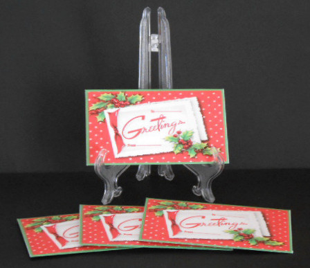 Greetings at Christmas Money Wallet by Joan Prince