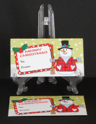 Snowman Money Wallet 3 by Joan Prince