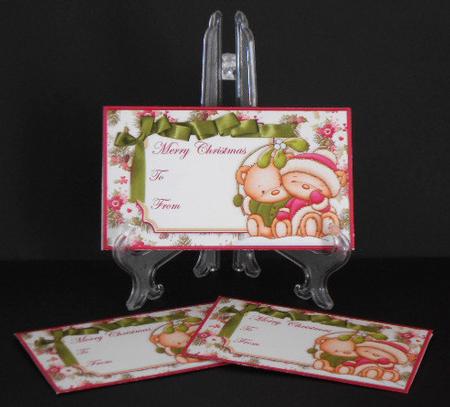 Mistletoe Kiss Christmas Money Wallet Envelope by Joan Prince