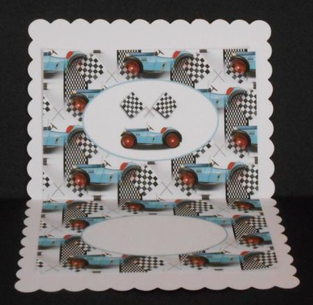 Old Vintage Sports Car Insert by Joan Prince