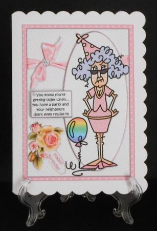 Stella Had a Quiet Party Quick Card by Joan Prince