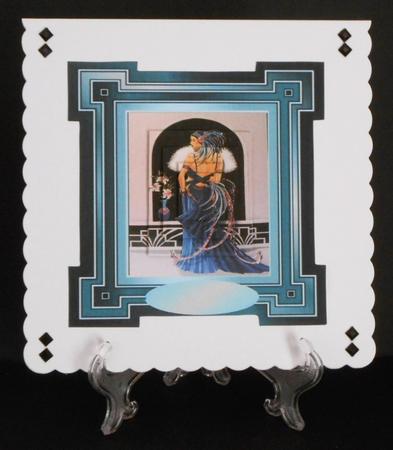 8 in Art Deco Pyramid Topper by Joan Prince