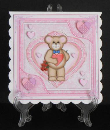 To My Sweetheart Decoupage Topper by Joan Prince