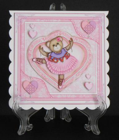 Love is in the Air Decoupage Topper by Joan Prince