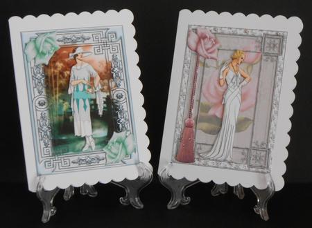 2xa5 Size Art Deco Style Toppers by Joan Prince