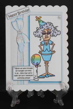 Stella Knew It All Quick Card by Joan Prince