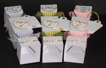 3D Apple Blossom Cracker Gift Favour Boxes by Joan Prince