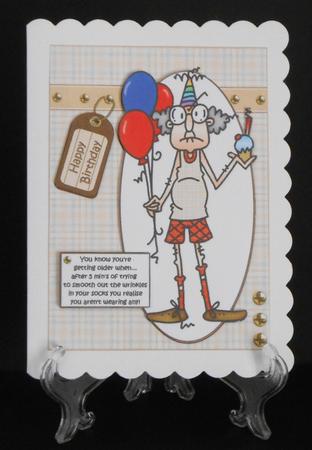 Gus and His Wrinkly Socks Quick Card by Joan Prince