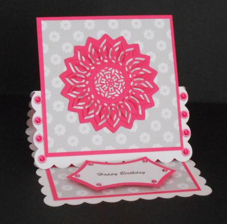 White Flowers - Set of 12 Backing Papers by Joan Prince