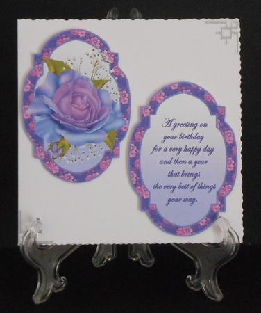 Blue Rose Toppers with Verses by Joan Prince