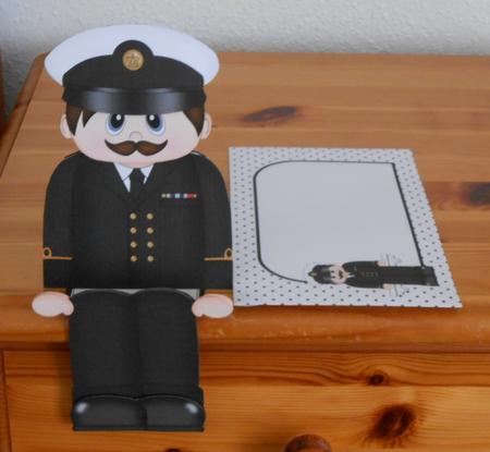 3D on the Shelf Card Kit - Navy Man Owen by Joan Prince