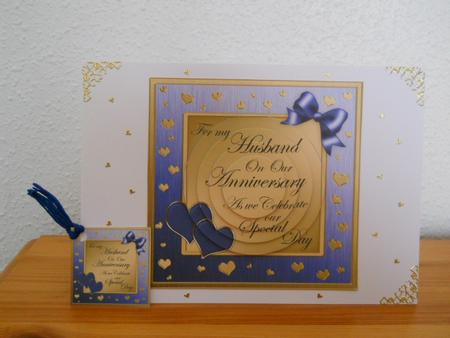 Husband Anniversary Circle Pyramage Topper by Joan Prince