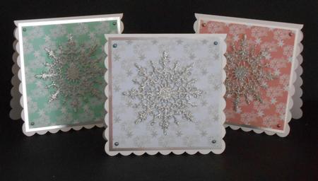 Snowflakes 2 - Set of 12 Backing Papers by Joan Prince