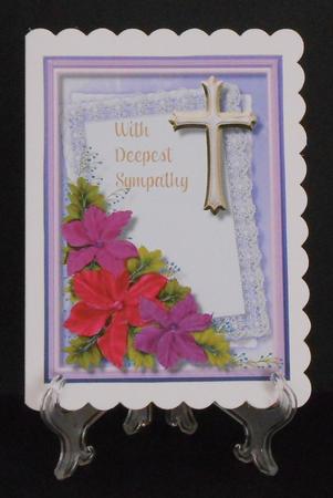 Beautiful Floral Sympathy 2,with Verse by Joan Prince