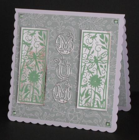 8" x 8" Floral Paper Lace Set 1 Backing Papers by Joan Prince