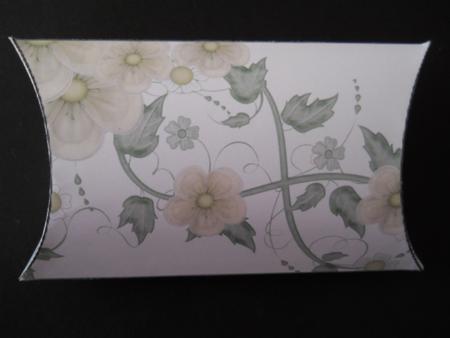 Cream Floral Bouquet Pillow Gift Box by Joan Prince