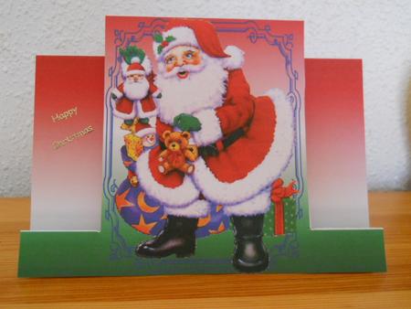 Santa Claus Column Fold by Joan Prince