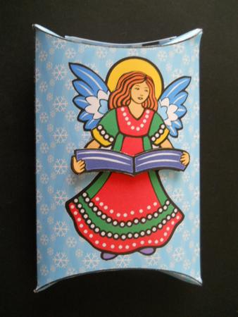 Christmas Angel Pillow Box by Joan Prince