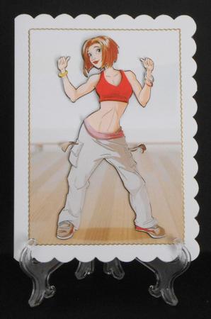 Fitness Dancer Dudess Brown Hair by Joan Prince
