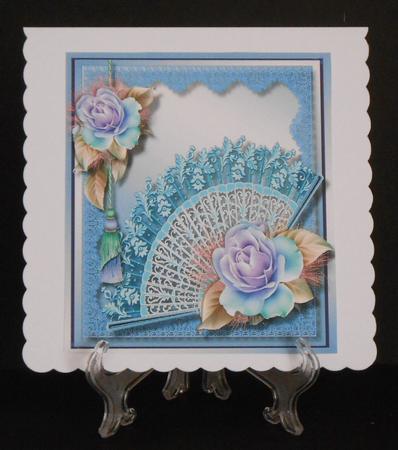 Beautiful Blue Rosesand Frosted Roses  by Joan Prince