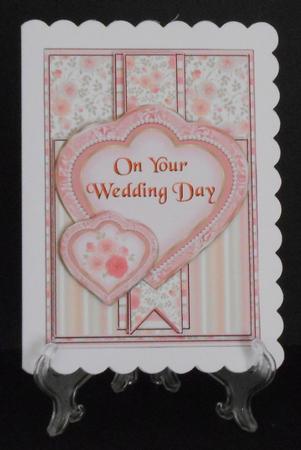 Heart Frame Sketch - Pink Shabby Chic Roses 3 by Joan Prince