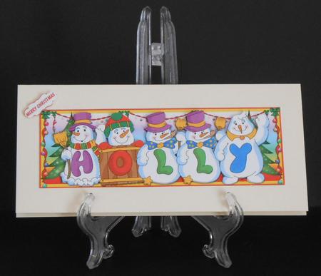 Snowmen Names Large Dl - Holly by Joan Prince