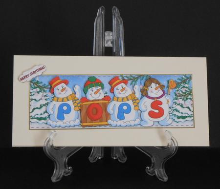 Snowmen Names Large Dl - Pops by Joan Prince