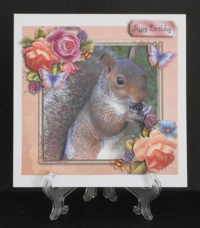 Beautiful Squirrel 8x8 Mini Kit by Joan Prince
