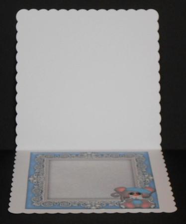 Gorgeous Get Well Soon Mouse 8x8 Blank Insert by Joan Prince