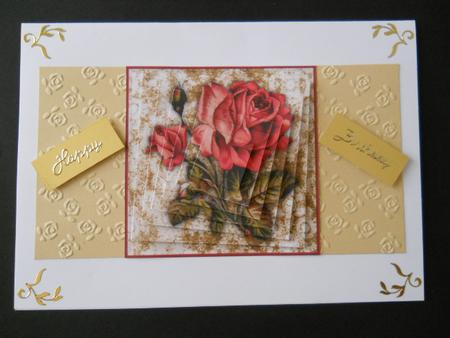 Pink Rose Twisted Pyramage by Joan Prince