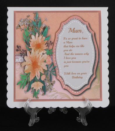 Lovely Birthday Wishes Mum by Joan Prince