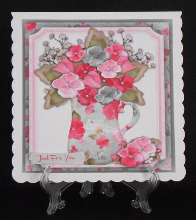Lovely Jug of Summer Flowers by Joan Prince