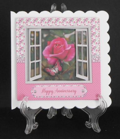 Watercolor Photo Window Card V6 by Joan Prince