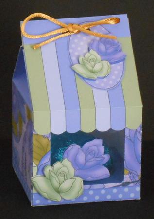 3D Time for Roses Milk Carton Cupcake or Treat Box Mini Kit by Joan Prince