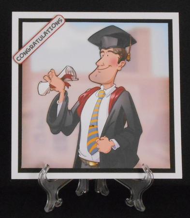 Graduation Dude 8x8 by Joan Prince