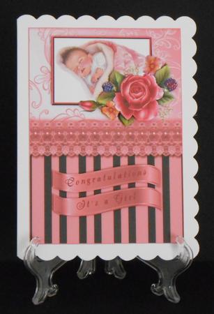 It's a Girl Card Front by Joan Prince
