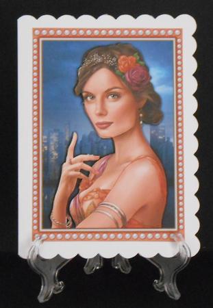 Art Deco Lady Athena Peach by Joan Prince