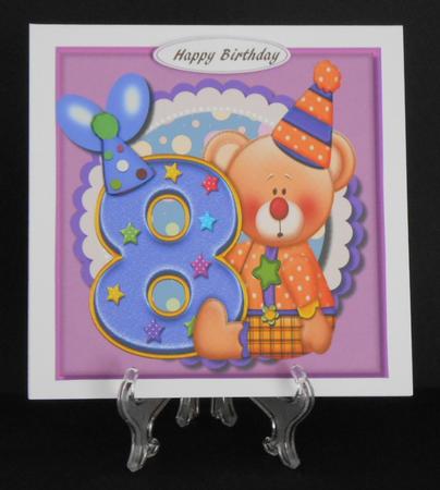 Happy Birthday, 8 ,today,  by Joan Prince