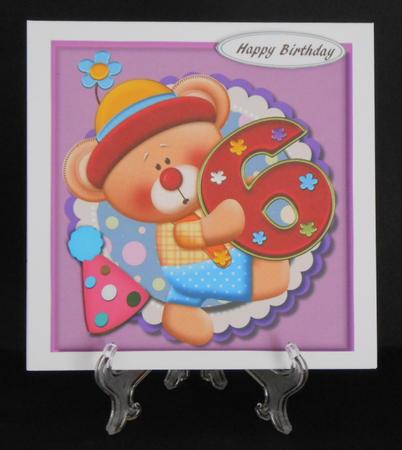 Happy Birthday, 6 Today  by Joan Prince