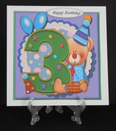 Happy Birthday 3 Today by Joan Prince