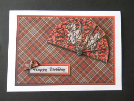 Oriental Fan Quick Card by Joan Prince