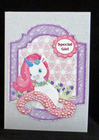 Floral Unicorn by Lady Rosemary Warboys