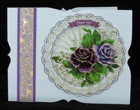 Purple Roses by Lady Rosemary Warboys