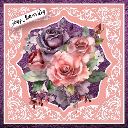 Birthday Cake Sentiment Tiles by Lady Rosemary Warboys