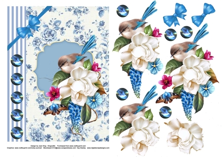 pretty corner bows thin border fit 8x8 (set one) by Lady Rosemary Warboys