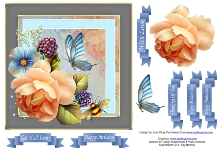 Gold Edged Frame by Lady Rosemary Warboys
